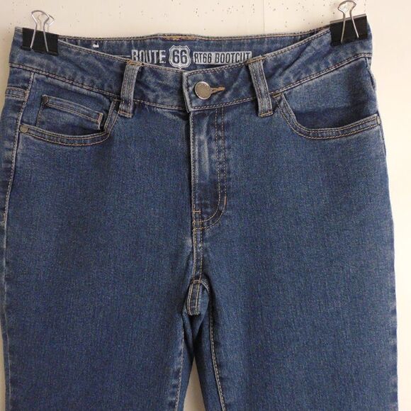 438011...Route 66 Bootcut Jeans Size Jr. 10P, W26" 25"Inseam  7 1/2"Rise - Picture 8 of 11